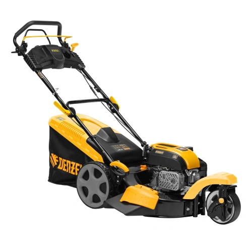 Бензиновая газонокосилка GLT-460SP-T, Trike 149 см3, 46 см, привод, панель, 60л Denzel по ценам производителя в Уфе с доставкой по всей России