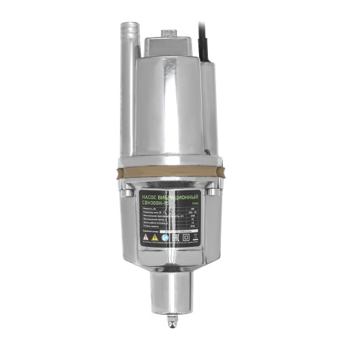 Вибрационный насос СВН300Н-15, нижний забор, 300 Вт, напор 75 м, 1200 л/ч, кабель 15 м Сибртех по ценам производителя в Уфе с доставкой по всей России