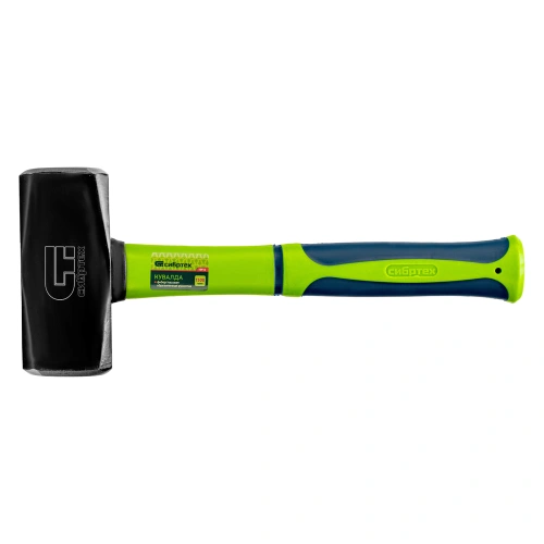 Кувалда, 1500 г, фибергласовая обрезиненная рукоятка Сибртех по ценам производителя в Уфе с доставкой по всей России