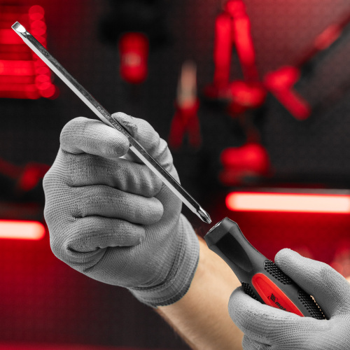 Отвертка комбинированная SL6/PH2 мм, CrV, антискользящая двухкомпонентная рукоятка Matrix по ценам производителя в Уфе с доставкой по всей России