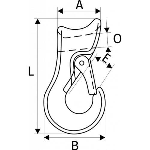 Крюк скользящий чокерный   1,6 т по ценам производителя в Уфе с доставкой по всей России