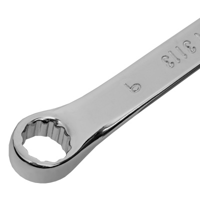 Ключ комбинированный, 9 мм, CrV, полированный хром Matrix по ценам производителя в Уфе с доставкой по всей России