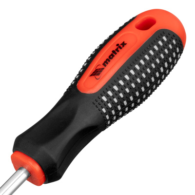 Отвертка Fusion, SL6 х 200 мм, CrV, трехкомпонентная рукоятка "Anti slip" Matrix по ценам производителя в Уфе с доставкой по всей России