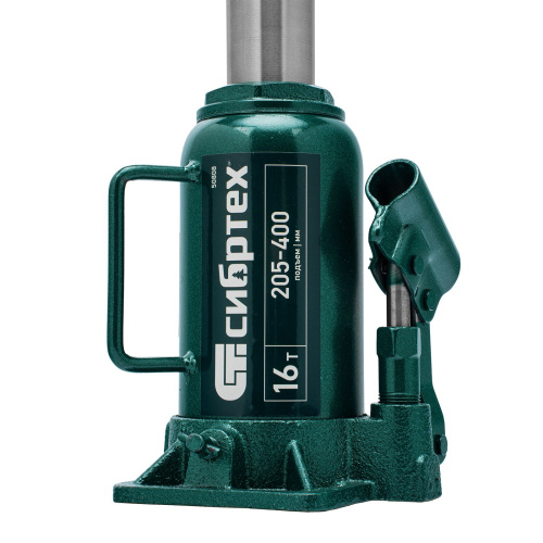 Домкрат гидравлический бутылочный, 16 т, 205-400 мм Сибртех по ценам производителя в Уфе с доставкой по всей России