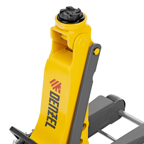 Домкрат гидравлический подкатной с фиксатором, 2,5 т,  85-385 мм, в пласт. кейсе Denzel по ценам производителя в Уфе с доставкой по всей России