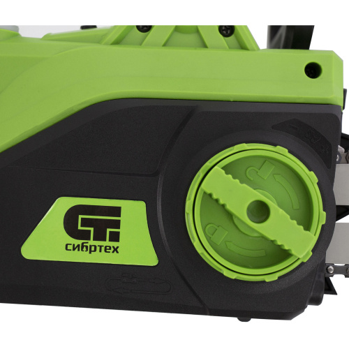 Пила цепная электрическая ПЦЭ-1800П с поперечным двигателем, 1.8 кВт, 14'' (35 см) Сибртех по ценам производителя в Уфе с доставкой по всей России