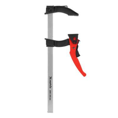 Струбцина реечная быстрозажимная, пластиковый корпус рычажно-храповой механизм, 300 х 90 х 390 мм, штанга 5 х 20 мм Matrix по ценам производителя в Уфе с доставкой по всей России