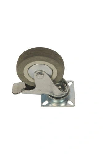Колесо аппаратное поворотное SCgb 42 100 мм с тормозом (F) по ценам производителя в Уфе с доставкой по всей России