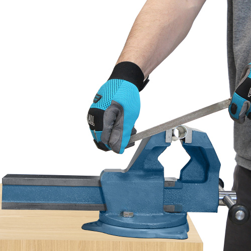 Тиски слесарные, 140 мм, поворотные (Глазов) по ценам производителя в Уфе с доставкой по всей России