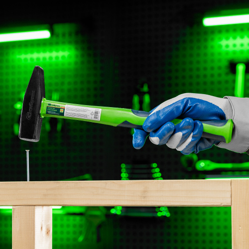 Молоток слесарный, 600 г, фибергласовая обрезиненная рукоятка Сибртех по ценам производителя в Уфе с доставкой по всей России