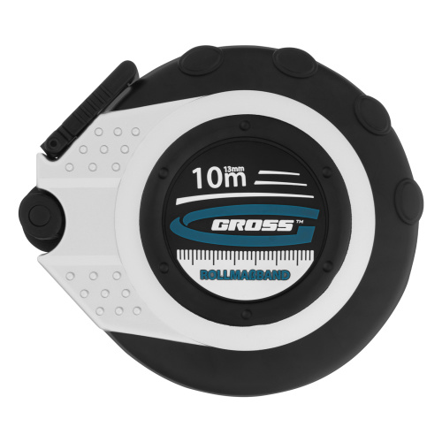 Рулетка геодезическая 10 м х 13 мм, закрытый корпус, металлическая лента, нейлон Gross по ценам производителя в Уфе с доставкой по всей России