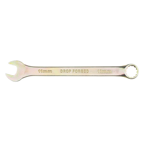 Ключ комбинированный, 11 мм, желтый цинк Сибртех по ценам производителя в Уфе с доставкой по всей России