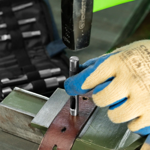 Набор пробойников для кожи 3 4 6 8 10 12.5 мм, 6 шт, чехол Сибртех по ценам производителя в Уфе с доставкой по всей России