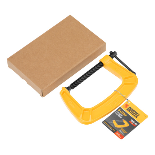 Струбцина G-образная, усиленная, 100 мм Denzel по ценам производителя в Уфе с доставкой по всей России