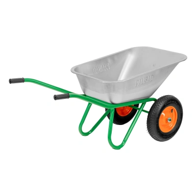 Тачка садово-строительная, 2-х колесная, усиленная, грузоподъемность 320 кг, объем 100 л Palisad по ценам производителя в Уфе с доставкой по всей России