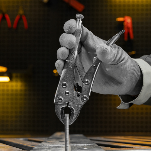 Зажим ручной, 180 мм, полукруглый захват Sparta по ценам производителя в Уфе с доставкой по всей России