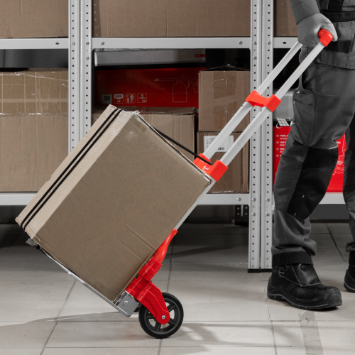 Тележка хозяйственная, складная, 2 колесная, грузоподъемность 70 кг Matrix по ценам производителя в Уфе с доставкой по всей России