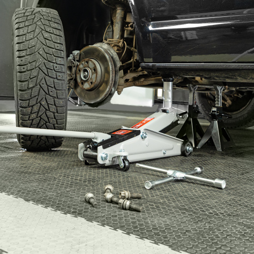 Домкрат гидравлический подкатной, 3 т, высота подъема 150-530 мм Matrix по ценам производителя в Уфе с доставкой по всей России