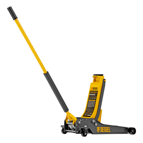 Домкрат гидравлический подкатной, 3 т, 85-610 мм, быстрый подъем, низ. подхват, проф, SUV Denzel по ценам производителя в Уфе с доставкой по всей России