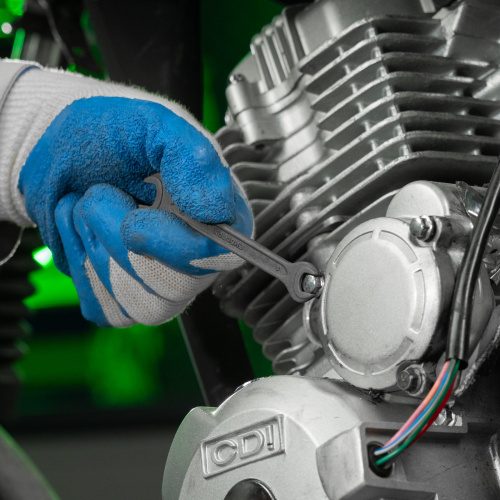 Набор ключей рожковых, 6 - 32 мм, 10 шт., CrV, фосфатированные Сибртех по ценам производителя в Уфе с доставкой по всей России