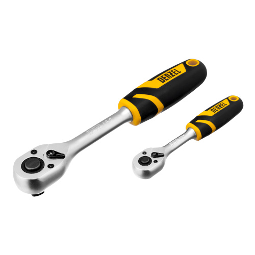 Набор инструментов, 1/2", 1/4", CrV, S2, пластиковый кейс, 109 предметов Denzel купить в Москве с доставкой по всей России | ProtosMarket.ru