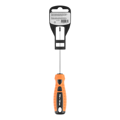 Отвертка "Point", PH0 х 100 мм, CS, двухкомпонентная рукоятка Sparta по ценам производителя в Уфе с доставкой по всей России