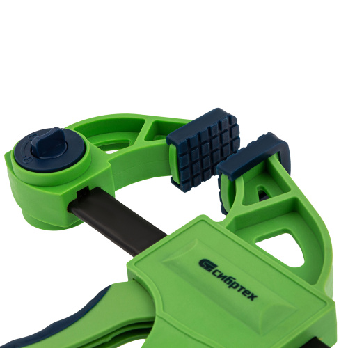 Струбцина F-образная, быстрозажимная, 450 х 70 х 660 мм, пластиковый корпус, фиксатор, двухкомпонентная рукоятка Сибртех по ценам производителя в Уфе с доставкой по всей России