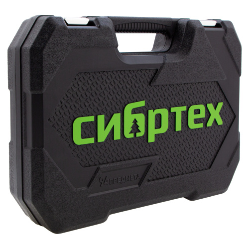 Набор инструментов 108 предметов, CrV, 1/2", 1/4" Сибртех по ценам производителя в Уфе с доставкой по всей России