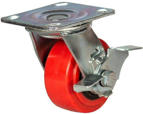 Колесо большегрузное поворотное  с тормозом 125 мм - SCpnb 55 по ценам производителя в Уфе с доставкой по всей России