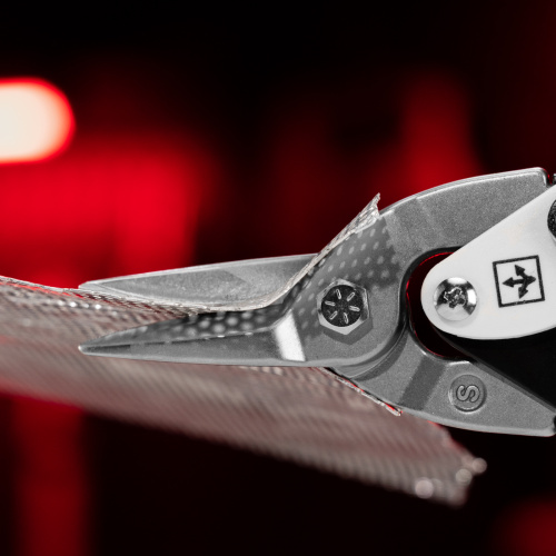 Ножницы по металлу, 250 мм, прямой рез, сталь CRMO, двухкомпонентные рукоятки, PRO Matrix по ценам производителя в Уфе с доставкой по всей России