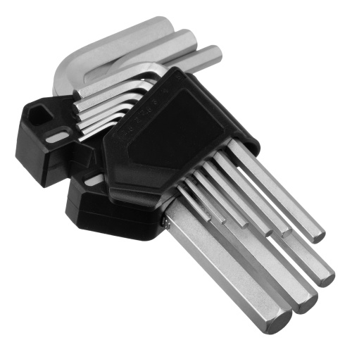 Набор ключей имбусовых, HEX, 1,5-10 мм, CrV, 9 шт. Сибртех по ценам производителя в Уфе с доставкой по всей России