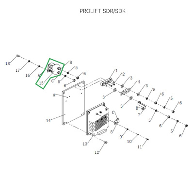 Контактор питания контроллера для штабелеров SDR/SDK 1,5-1,6 т, для тележек SK20 по ценам производителя в Уфе с доставкой по всей России