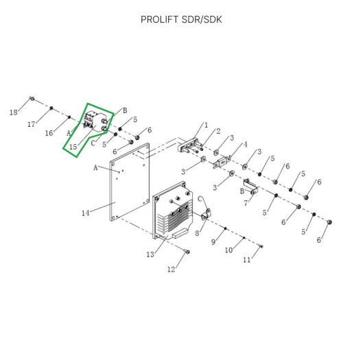 Контактор питания контроллера для штабелеров SDR/SDK 1,5-1,6 т, для тележек SK20 по ценам производителя в Уфе с доставкой по всей России