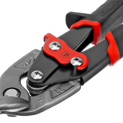 Ножницы по металлу "Piranha", 270 мм, прямой и левый проходной рез, сталь СrMo, двухкомпонентные рукоятки Gross по ценам производителя в Уфе с доставкой по всей России