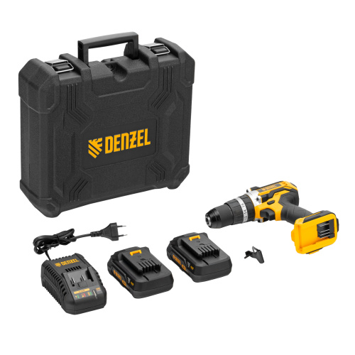 Дрель-шуруповерт аккумуляторная ударная бесщет CIDB-18-02, Li-Ion, 18 В Denzel по ценам производителя в Уфе с доставкой по всей России