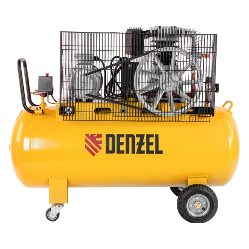 Компрессор воздушный, ременный привод BCI4000-T/200, 4.0 кВт, 200 литров, 690 л/мин Denzel по ценам производителя в Уфе с доставкой по всей России