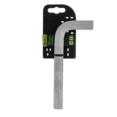 Ключ имбусовый  HEX, 17 мм, 45x, закаленный, никель Сибртех по ценам производителя в Уфе с доставкой по всей России