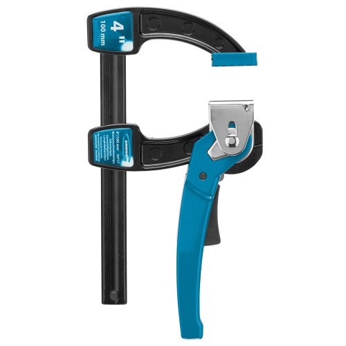 Струбцина реечная быстрозажимная 4, металлический корпус, рычажный храповой механизм, 100 мм Gross по ценам производителя в Уфе с доставкой по всей России