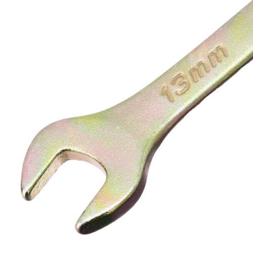 Ключ комбинированный, 13 мм, желтый цинк Сибртех по ценам производителя в Уфе с доставкой по всей России