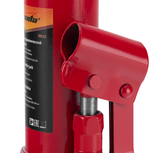 Домкрат гидравлический бутылочный, 3т, h подъема 180-340 мм Sparta купить в Москве с доставкой по всей России | ProtosMarket.ru