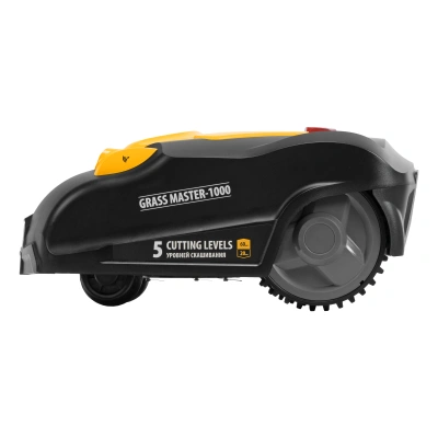 Робот-газонокосилка Grass Master 1000  1000м², 3Ач, 28V, LCD дисплей, Wi-Fi Denzel по ценам производителя в Уфе с доставкой по всей России
