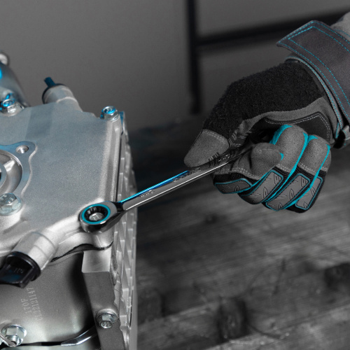 Набор ключей комбинированных с трещоткой, 8-19 мм, 7 шт, CrV Gross по ценам производителя в Уфе с доставкой по всей России