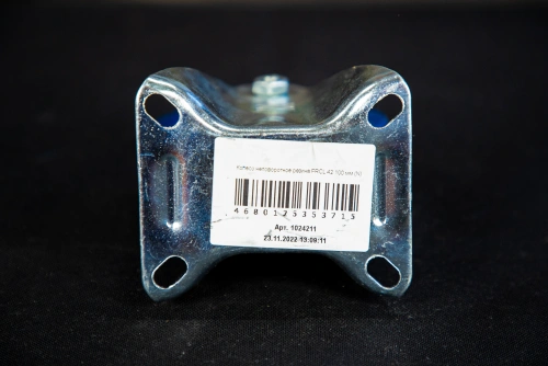 Колесо неповоротное резина FRCL 42 100 мм (N) по ценам производителя в Уфе с доставкой по всей России