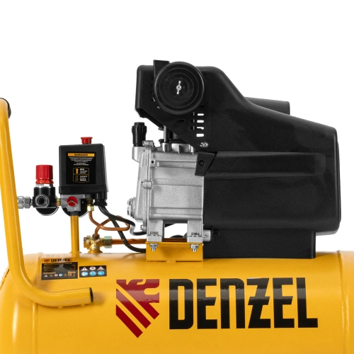 Компрессор воздушный, прямой привод DC1500/50, 1.5 кВт, 50 литров, 220 л/мин Denzel по ценам производителя в Уфе с доставкой по всей России