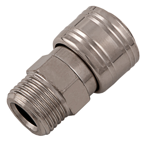 Муфта универсальная быстросъемная ("мама") внешняя резьба 1/2, 1 шт, Stels по ценам производителя в Уфе с доставкой по всей России