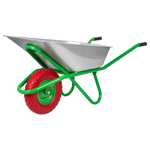 Тачка садово-строительная с PU колесом, грузоподъемность 180 кг, объем 90 л Сибртех по ценам производителя в Уфе с доставкой по всей России