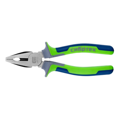 Плоскогубцы комбинированные, 200 мм, фосфатирование, трехкомпонентные рукоятки Сибртех по ценам производителя в Уфе с доставкой по всей России