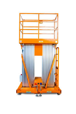 Подъемник мачтовый аккумуляторный 200 кг 14/16 м TOR GTWY14-200S DC 2-мачтовый по ценам производителя в Уфе с доставкой по всей России