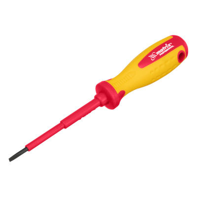 Отвертка Insulated, SL3 x 80 мм, CrMo, до 1000 В, двухкомпонентная рукоятка Matrix Professional по ценам производителя в Уфе с доставкой по всей России