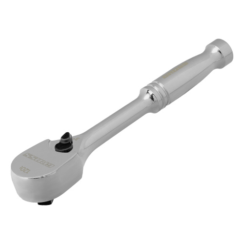 Ключ-трещотка 1/4", CrV, 120 зубьев, цельнометаллический, хром Gross по ценам производителя в Уфе с доставкой по всей России